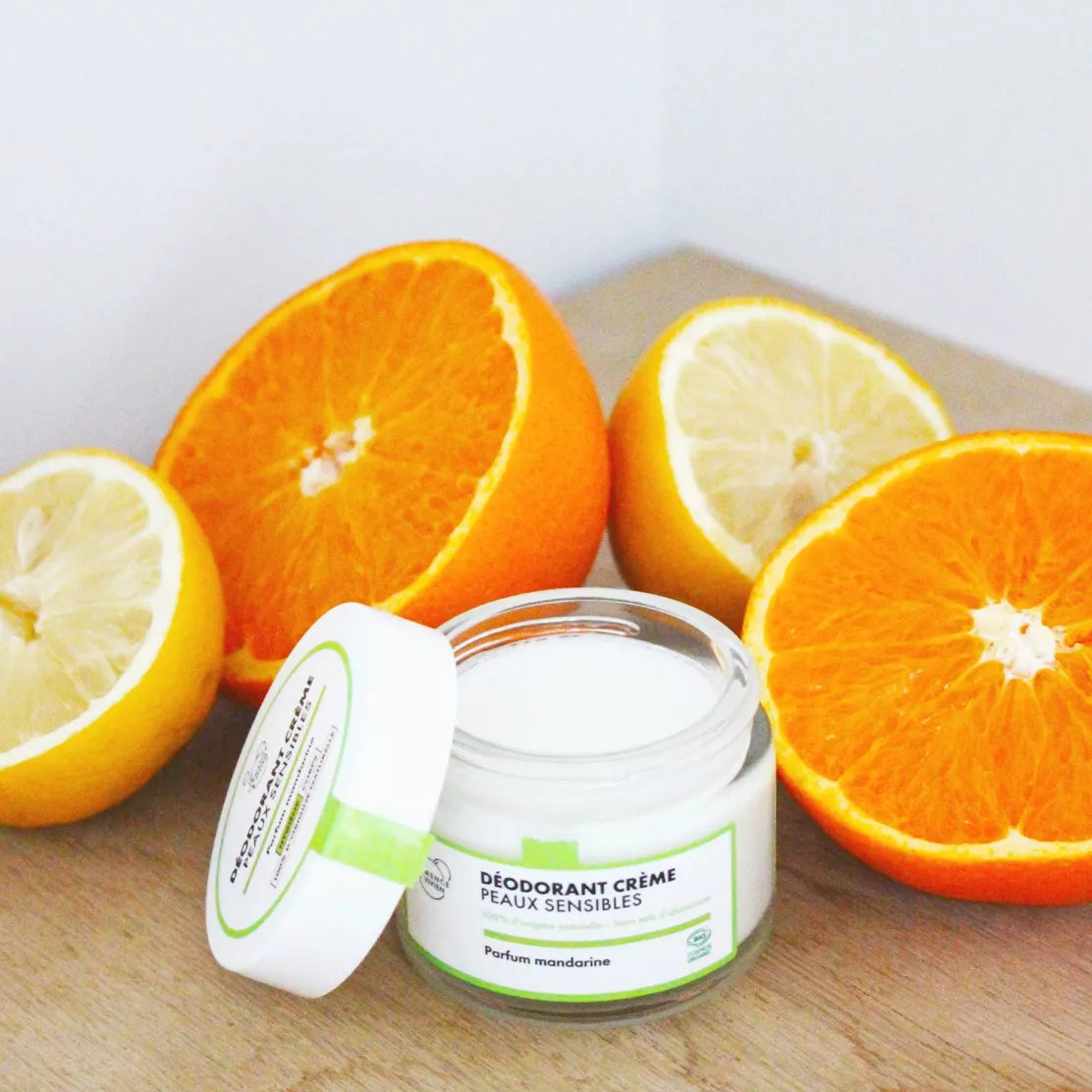 Déodorant crème Peau sensible - Mandarine