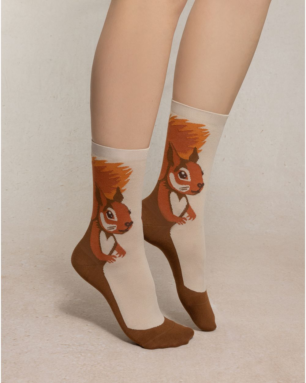 Chaussettes Écureuil sable T36/40