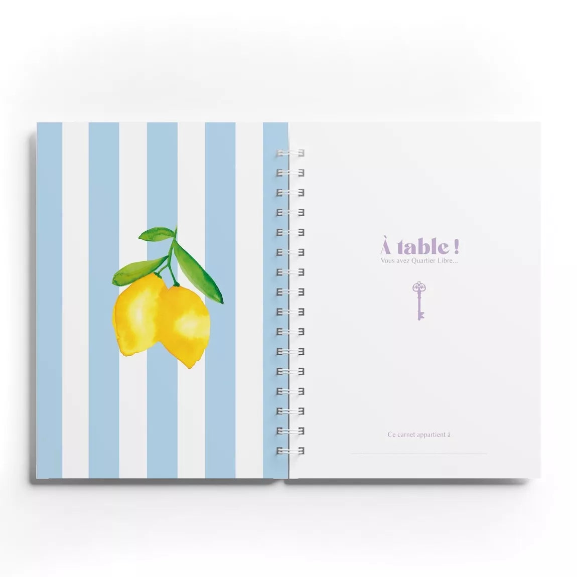 Carnet de recettes Citrons