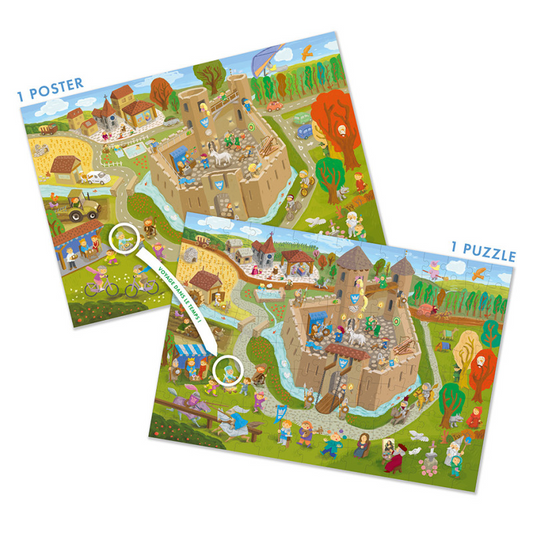 Puzzle Moyen Âge 192 pièces