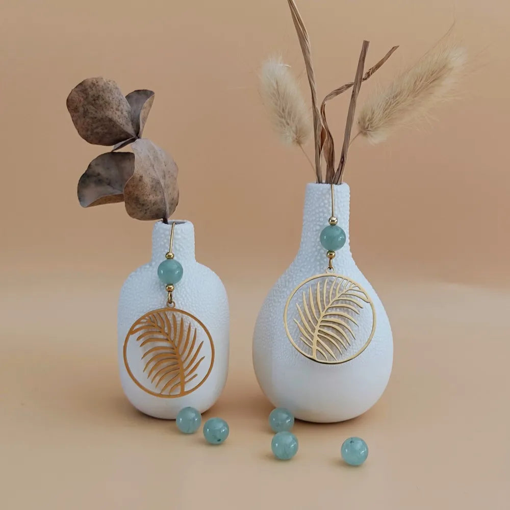 Boucles d’oreilles L’originelle aventurine