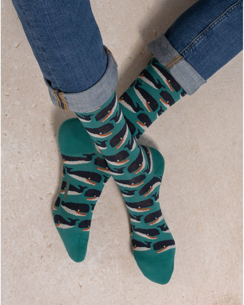 Chaussettes Cachalots Malachite T43/46