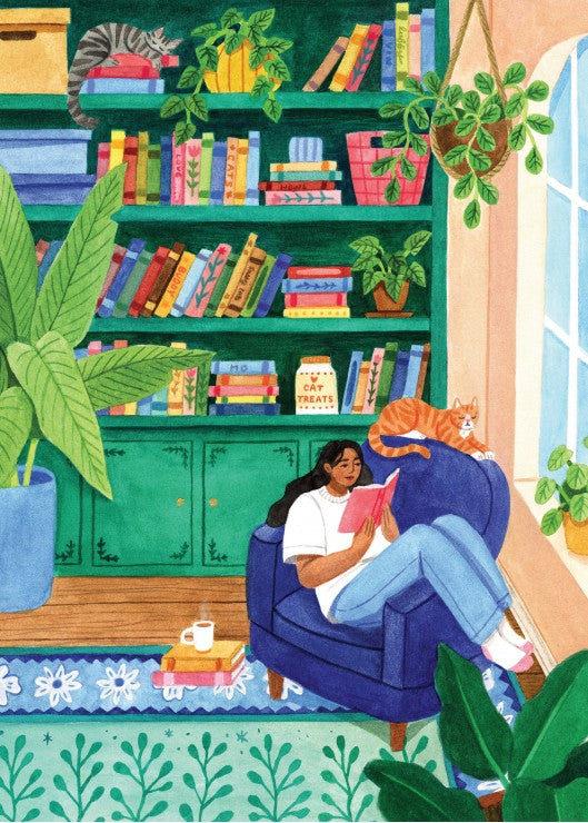 Puzzle Green reading room 500 pièces