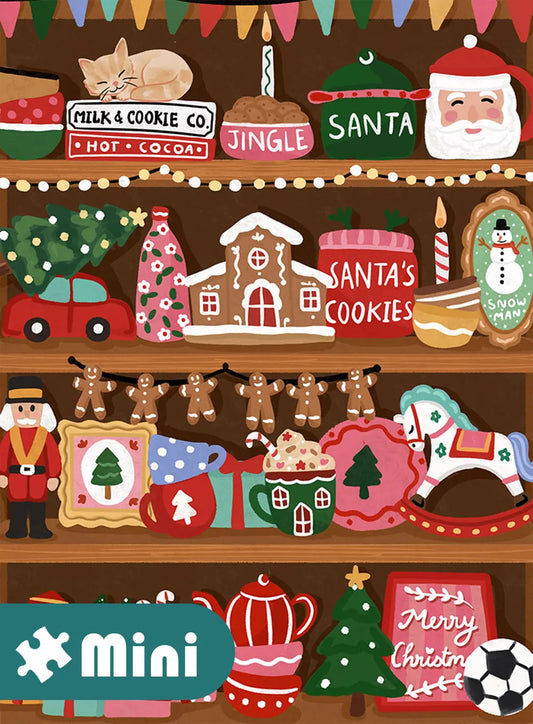 Mini Puzzle Christmas Shelf 96 pièces