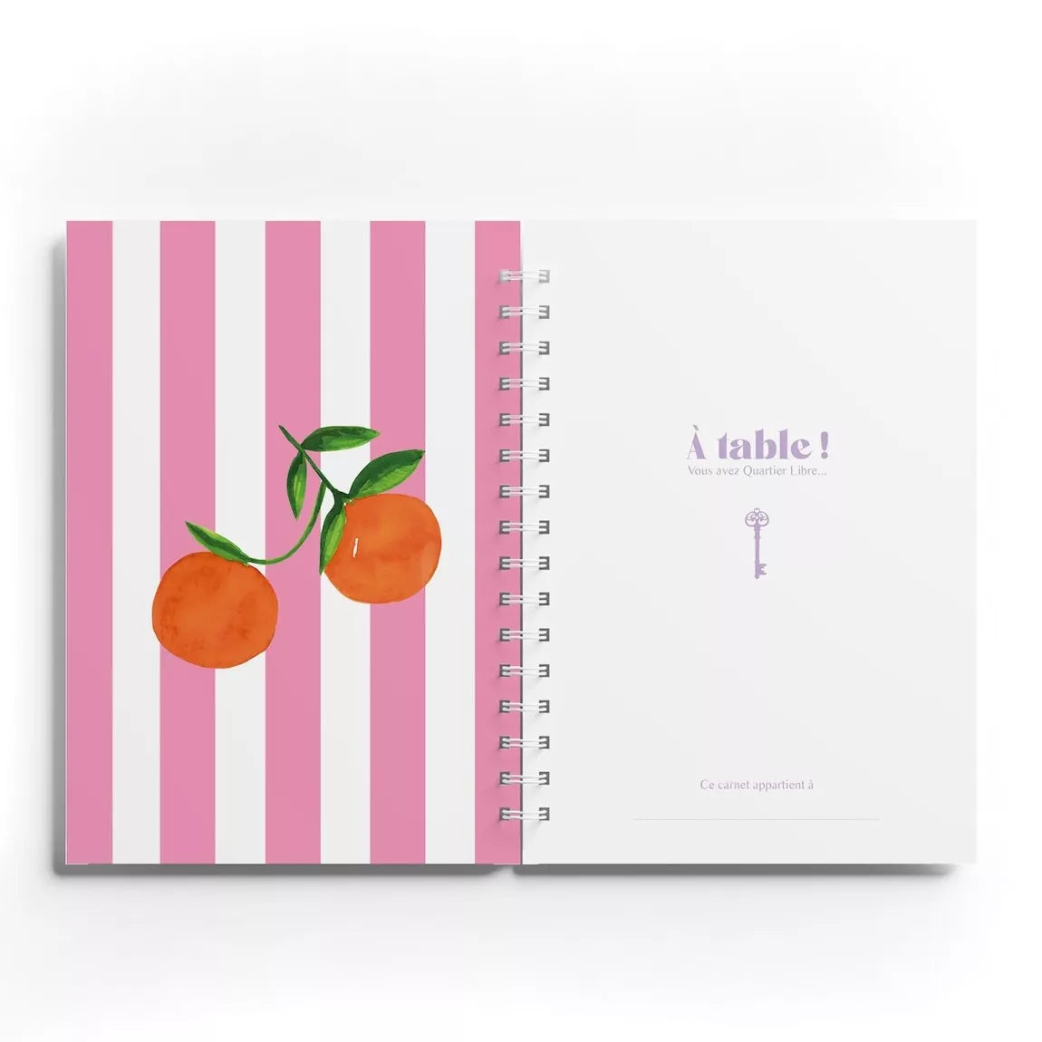 Carnet de recettes Oranges