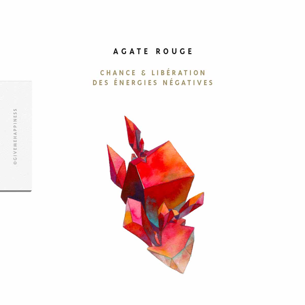 Bracelet Agate Rouge