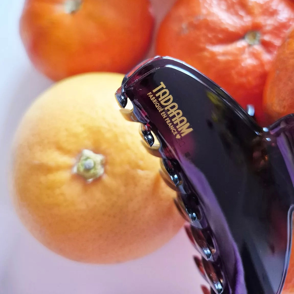 Pince à cheveux marron macadamia