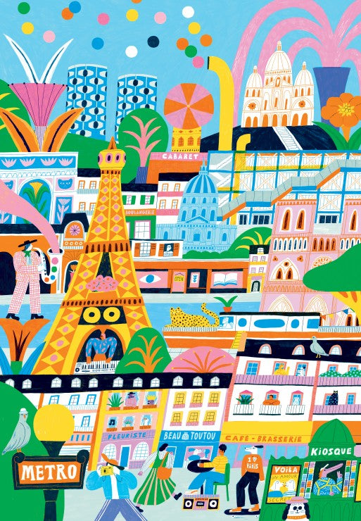 Puzzle Paris est magique 1000 pièces