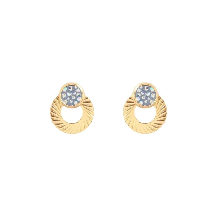 Boucles d’oreilles Noa bleu nuage