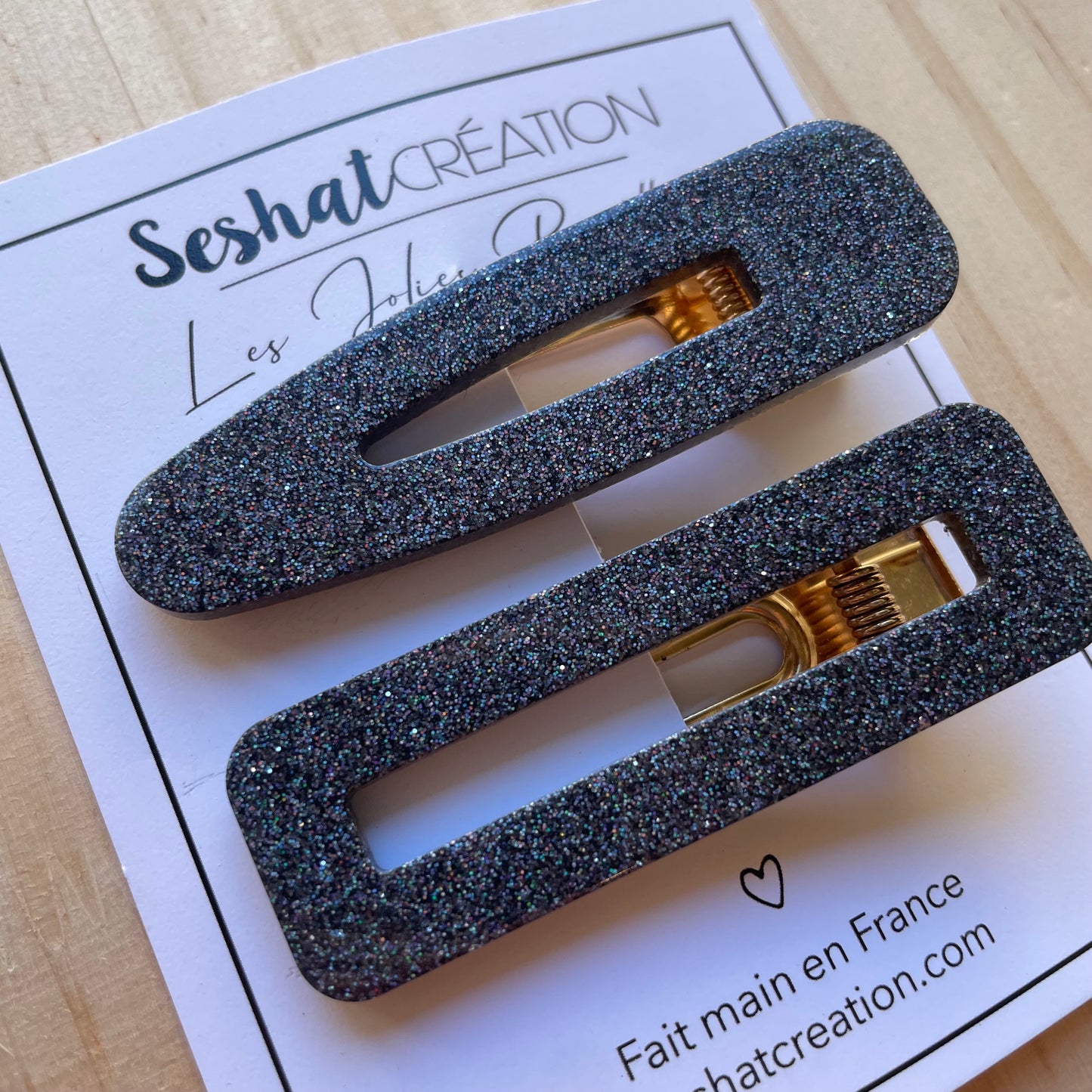 Duo de barrettes modèle N°4