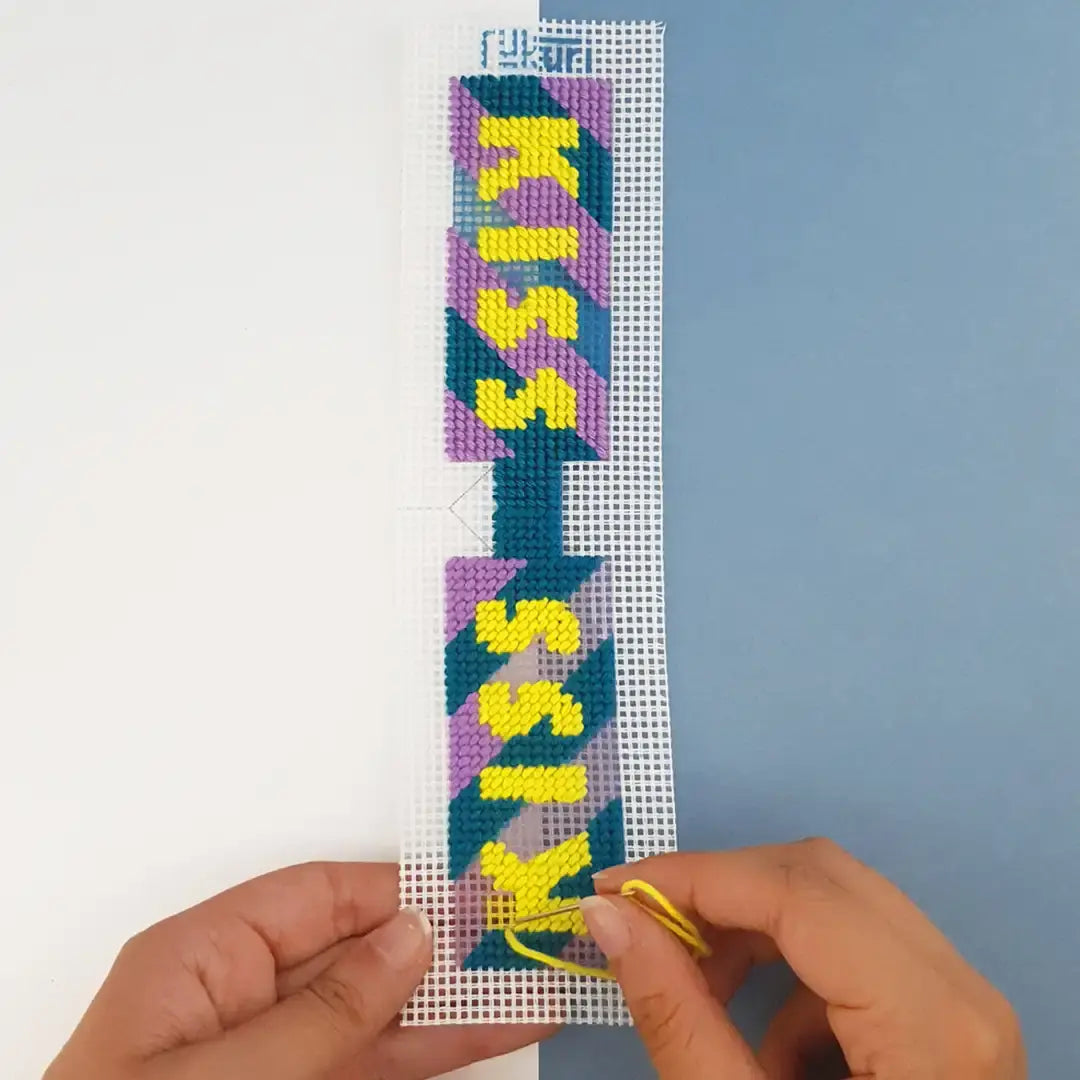 Kit de canevas porte-clés - Kiss