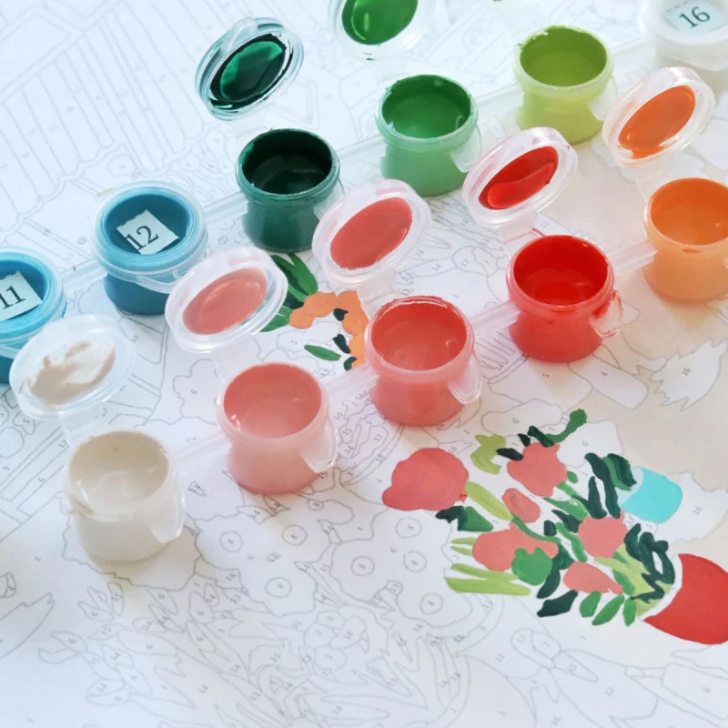 Kit de peinture Flower market