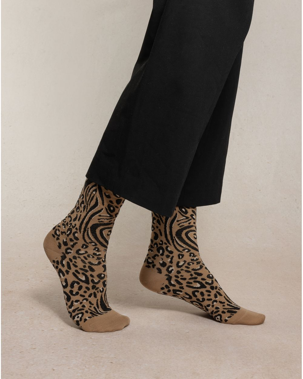 Chaussettes laine fine peau de bête fauve T36/38 / T39/41