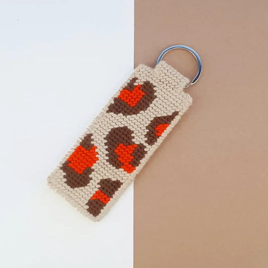 Kit de canevas porte-clés - Léopard