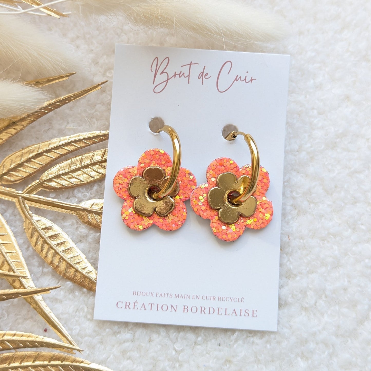 Boucles d'oreilles Flo pêche
