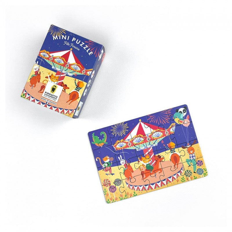 Mini Puzzle Fête foraine 20 pièces