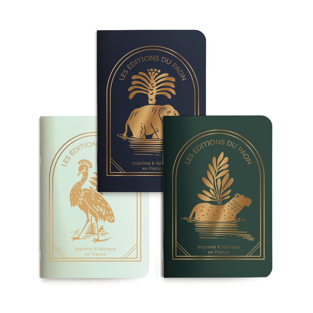 Trio petits carnets Jungle