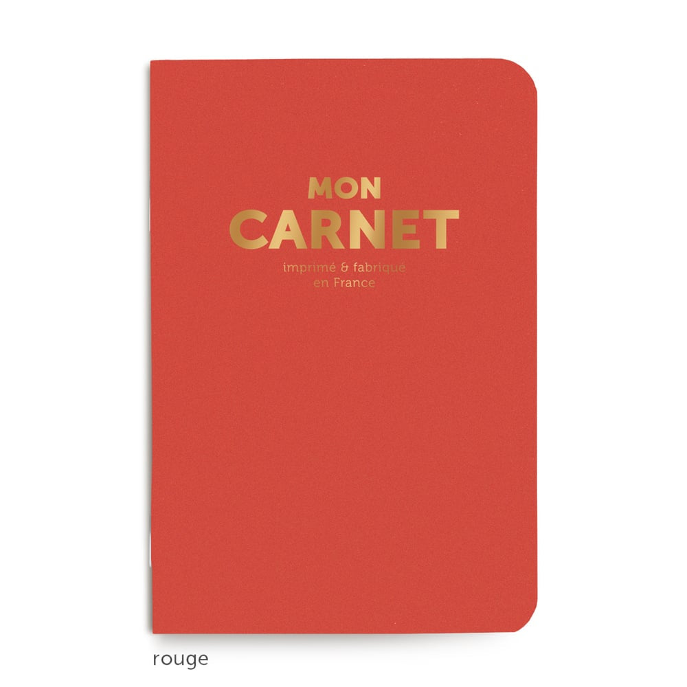 Carnets de poche colorés (couleur au choix)