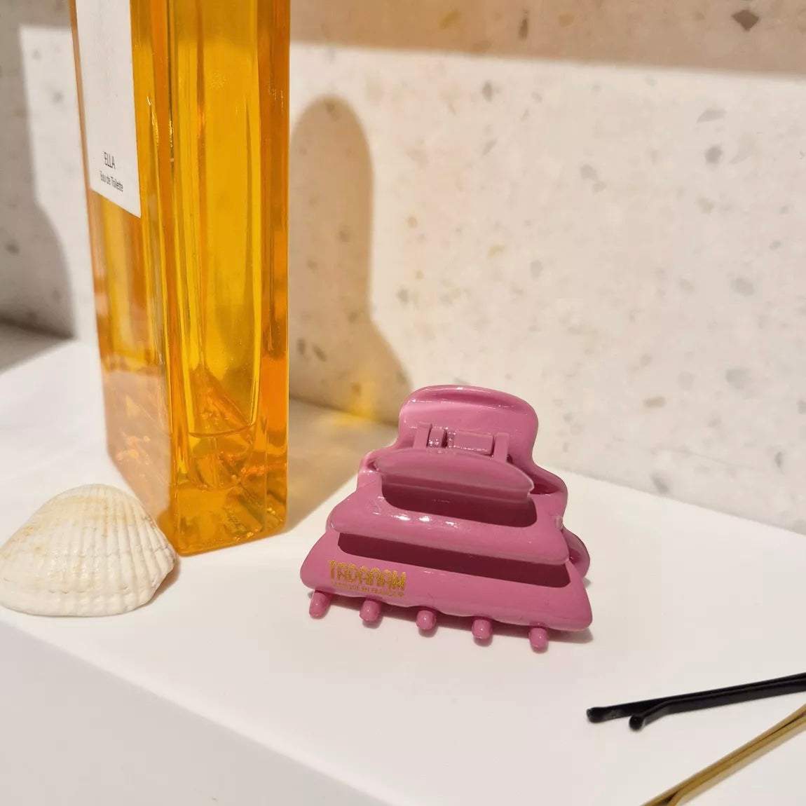 Pince à cheveux wavy rose bubblegum