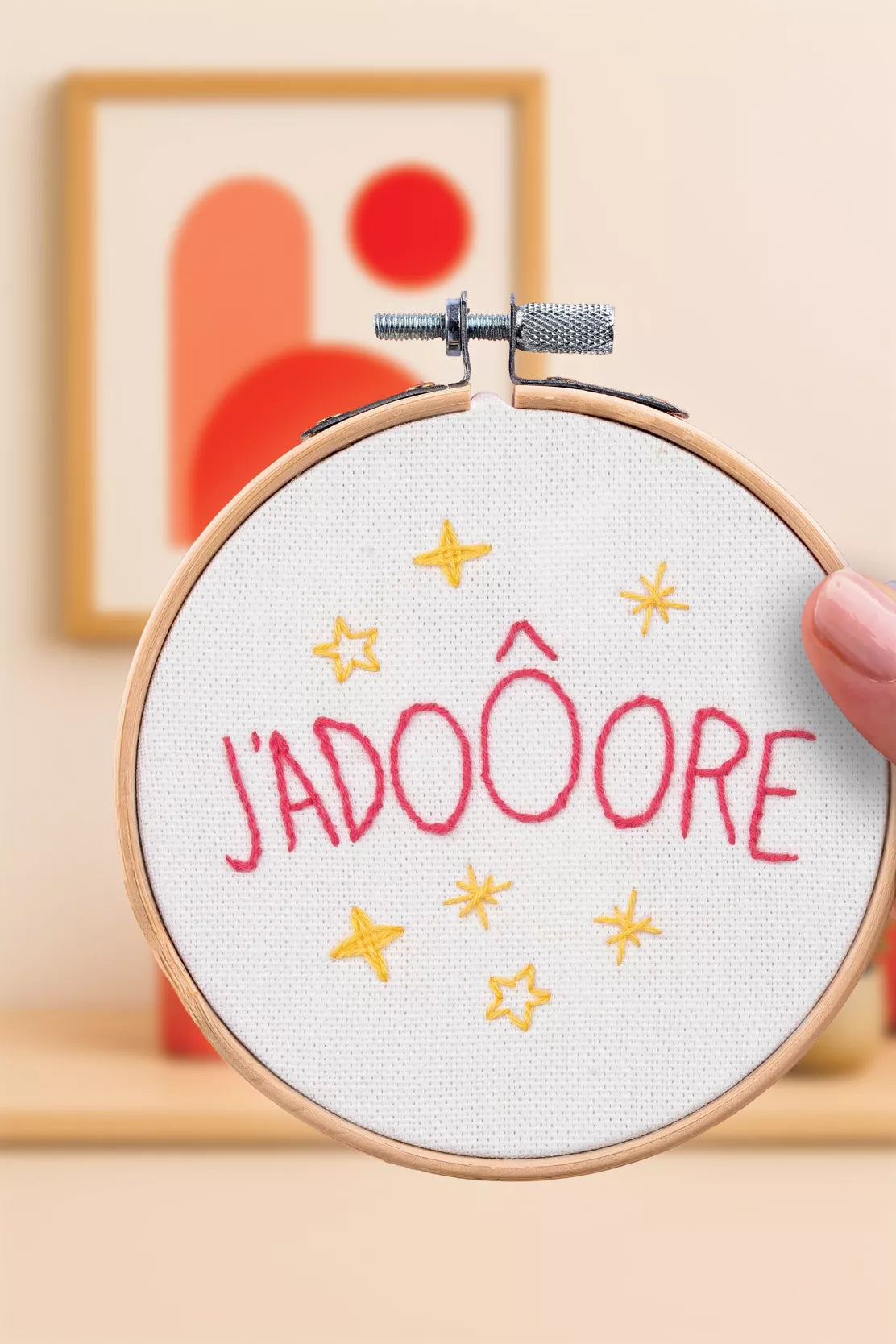 Kit de broderie J’adooore