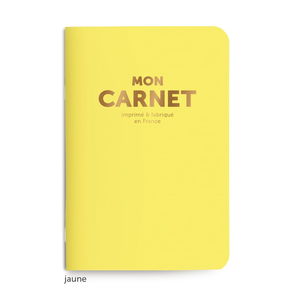 Carnets de poche colorés (couleur au choix)