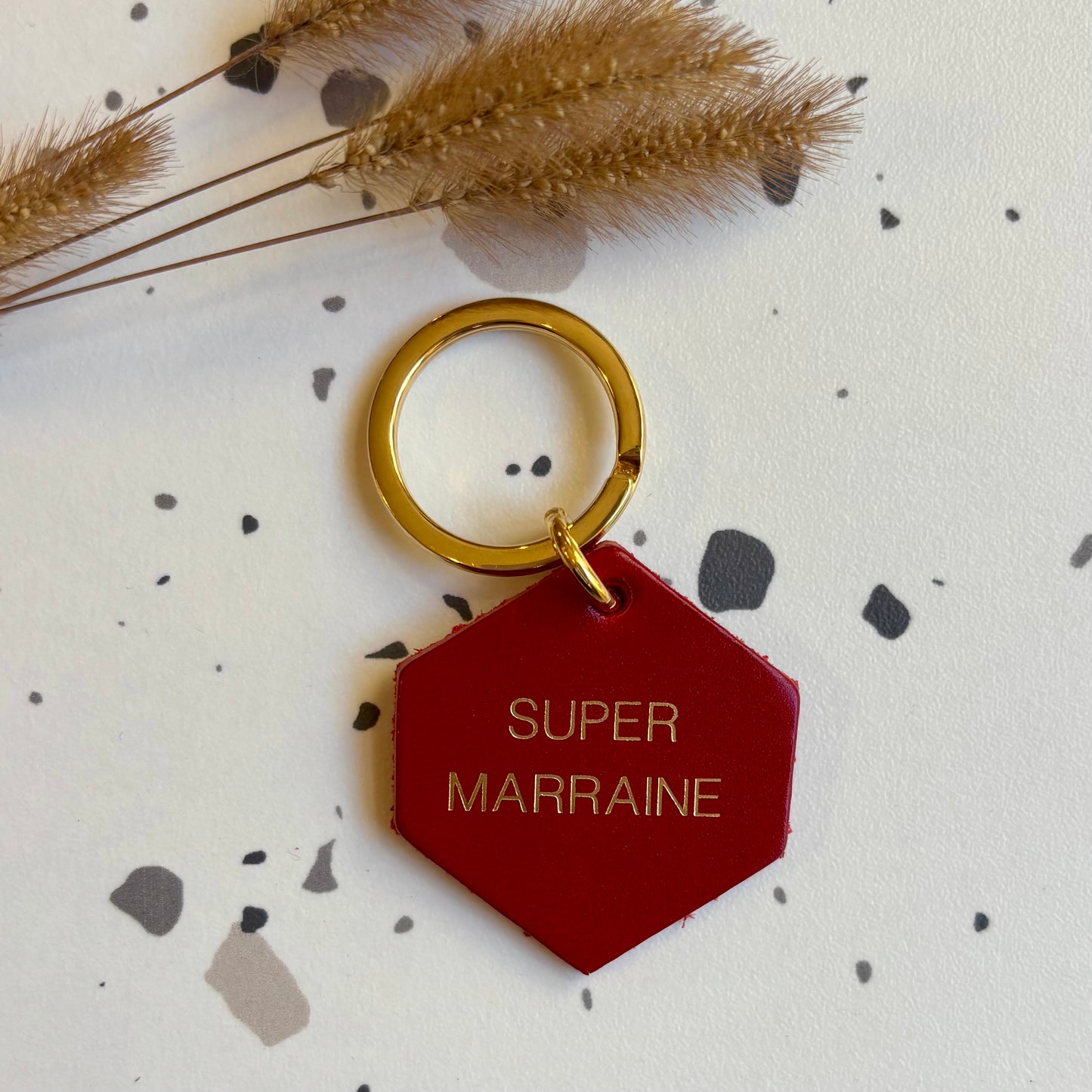Porte-clés Super marraine