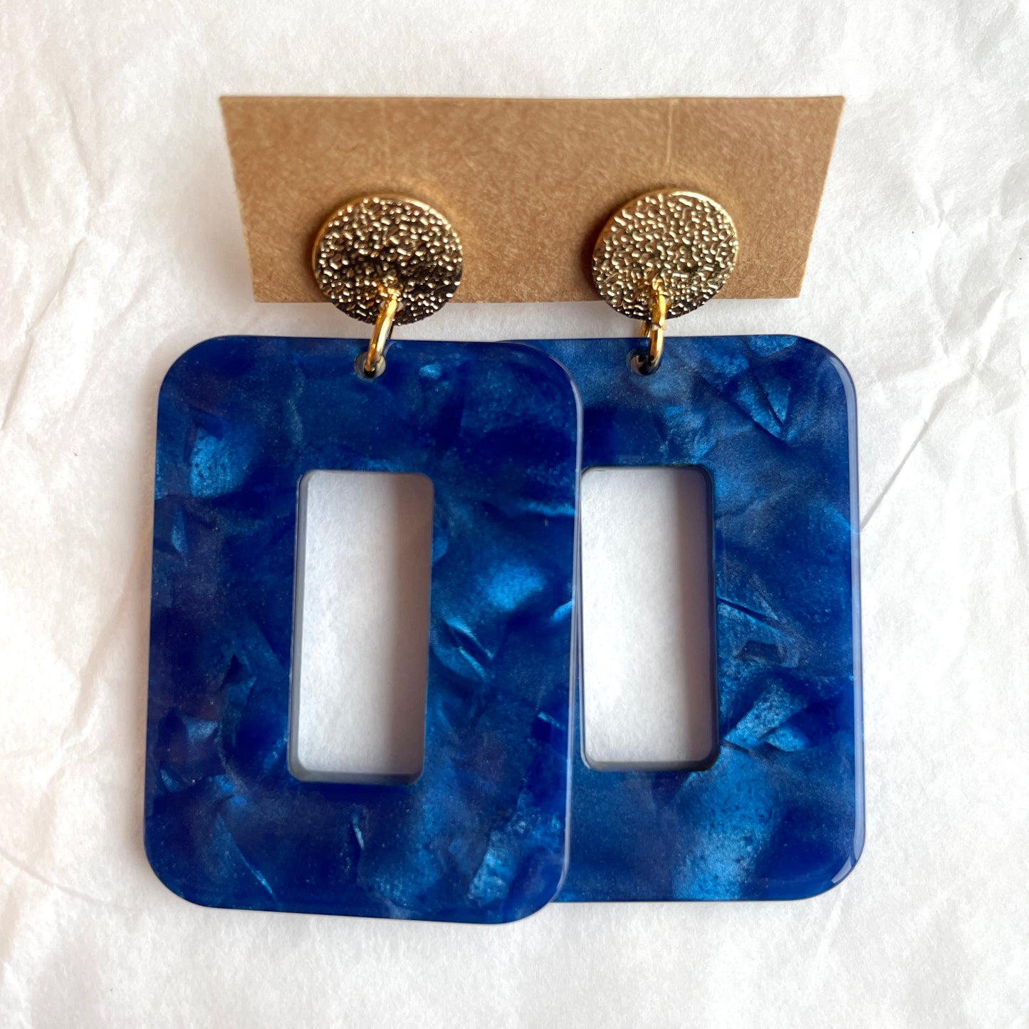 Boucles d’oreilles Carla bleu