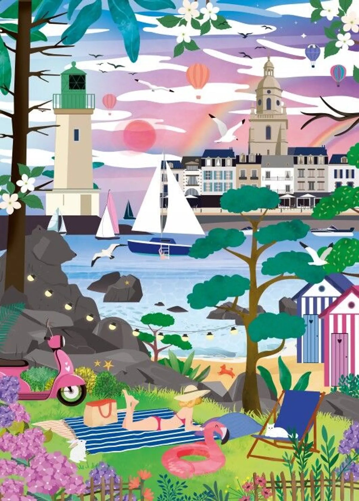 Puzzle - Le Croisic, entre Ciel et Mer 1500 pièces