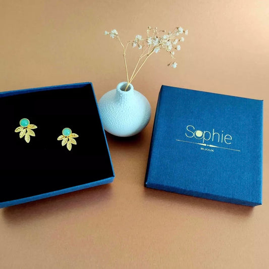 Boucles d’oreilles L’essentielle aventurine