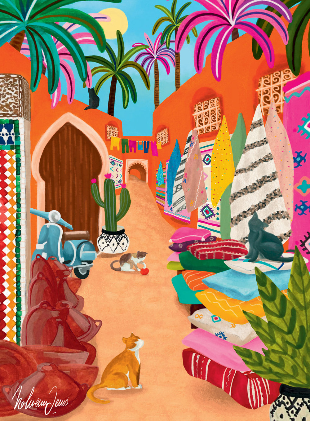 Mini Puzzle Souk de Marrakech 96 pièces