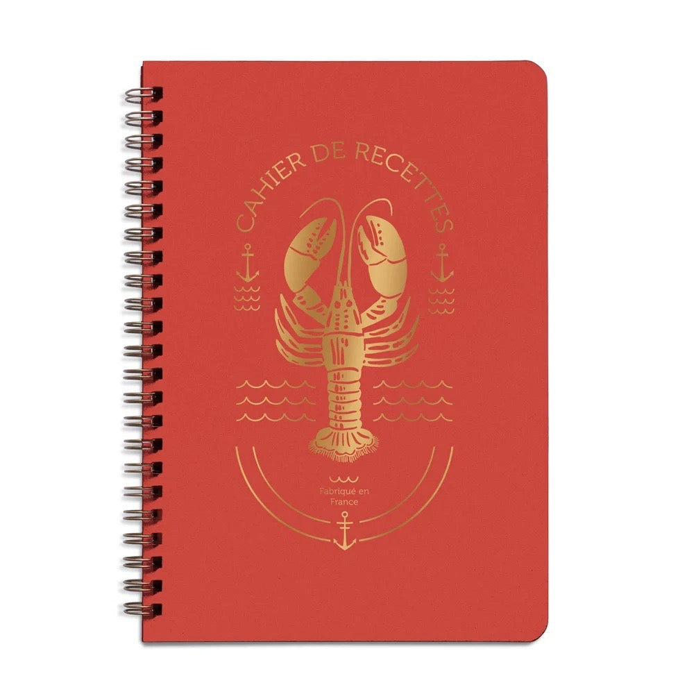 Carnet de Recettes Homard rouge