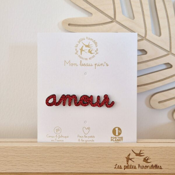 Pin’s Amour rouge