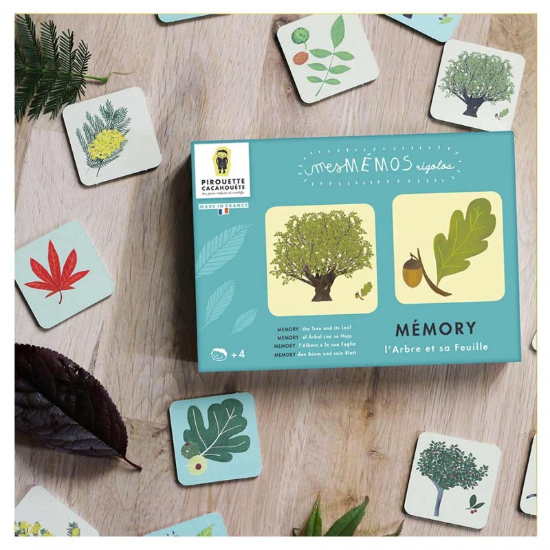 Jeu mémo L’arbre et sa feuille