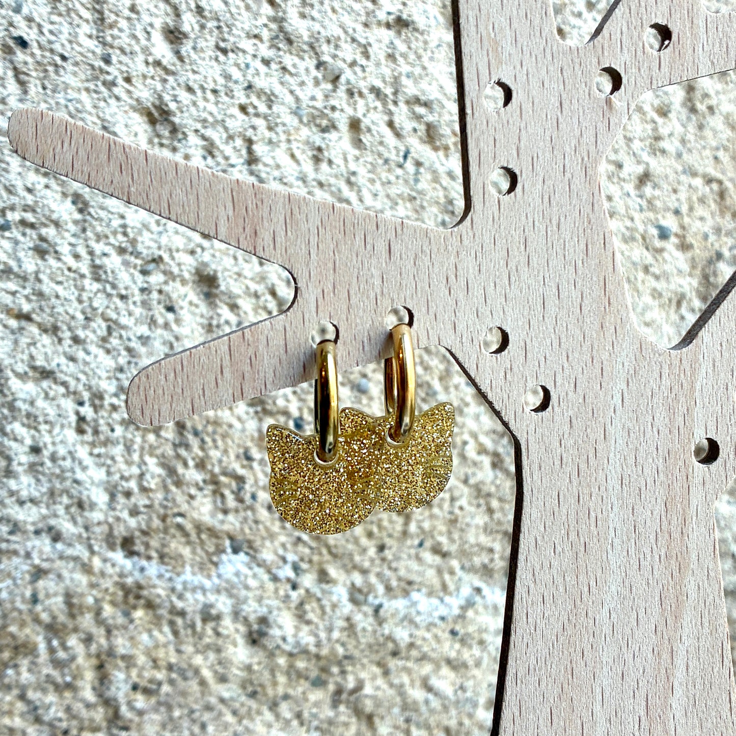 Boucles d’oreilles Chaplin or