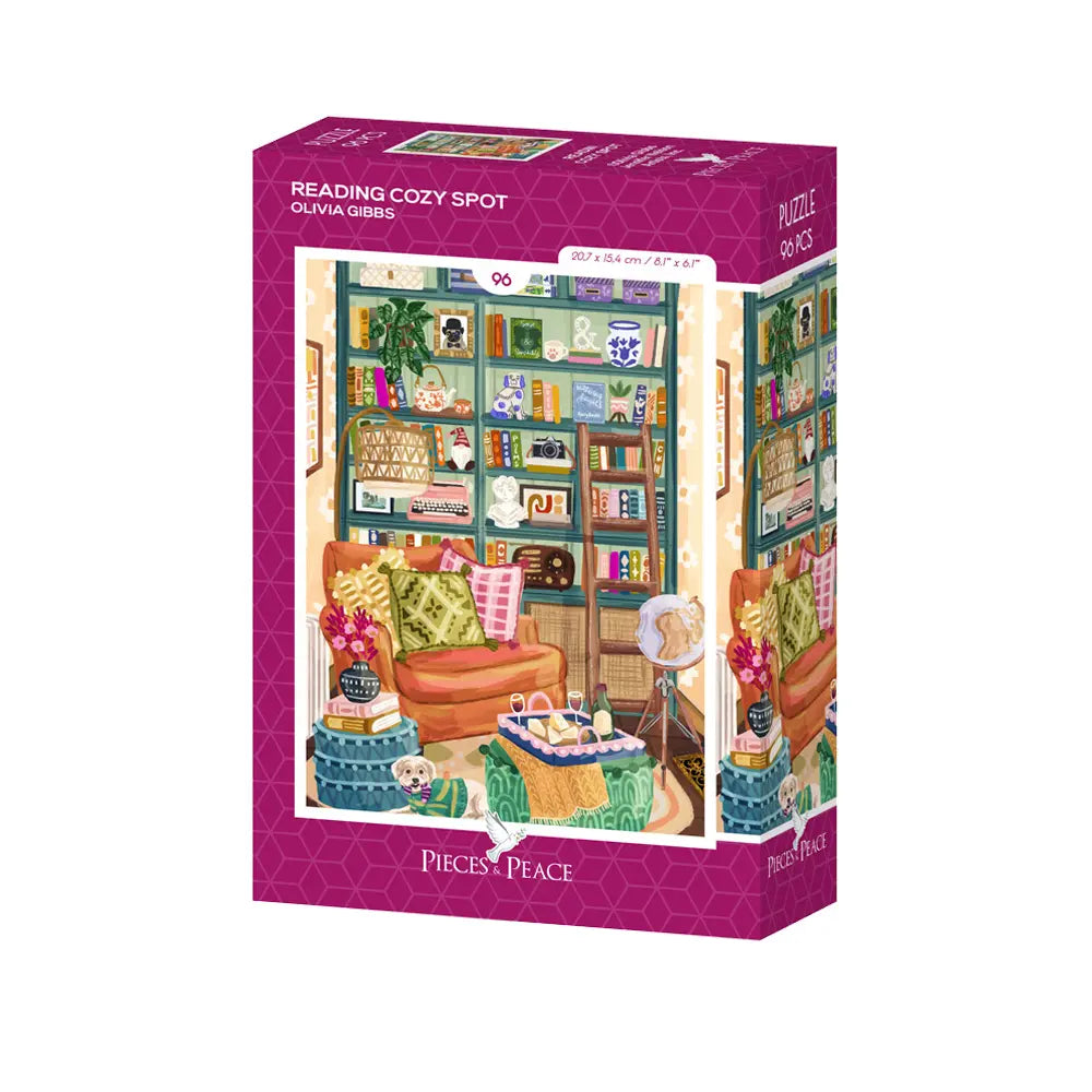 Mini Puzzle Reading Cozy Spot 96 pièces