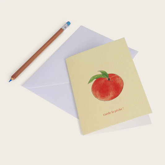 Carte double avec enveloppe - Pêche