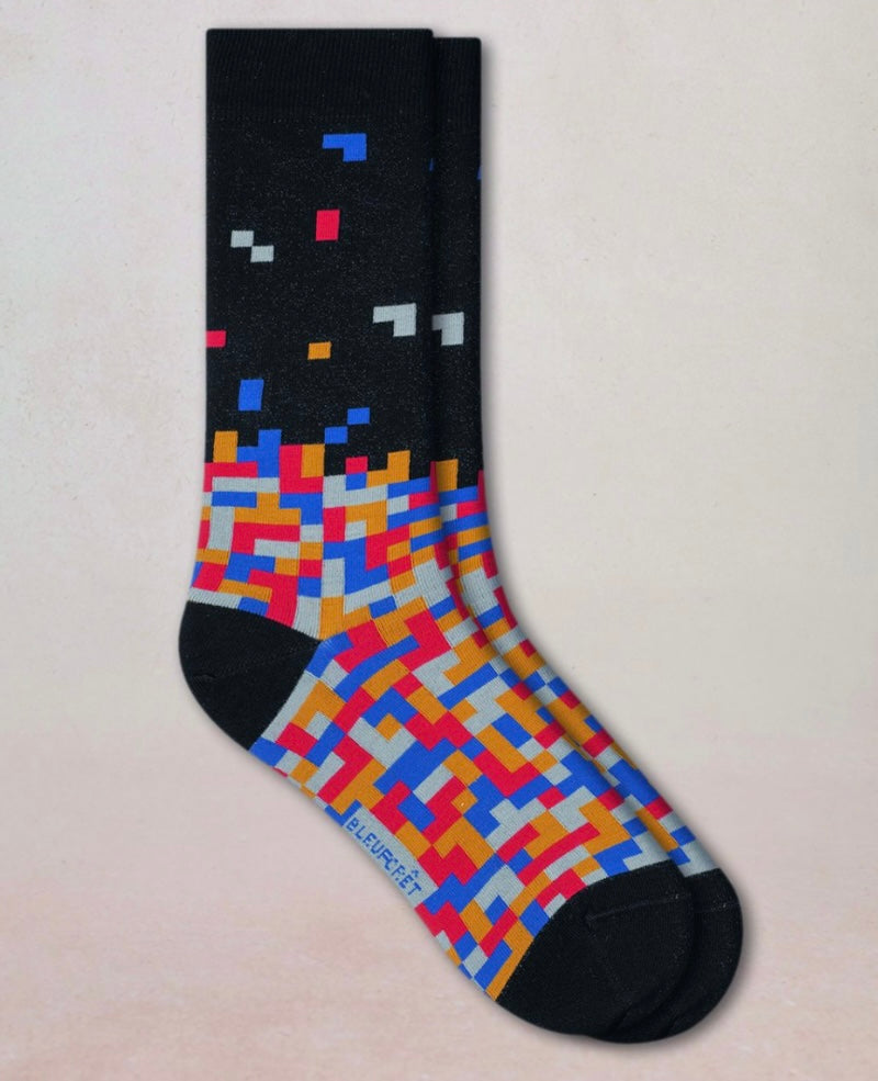 Chaussettes Tetris noir T43/46