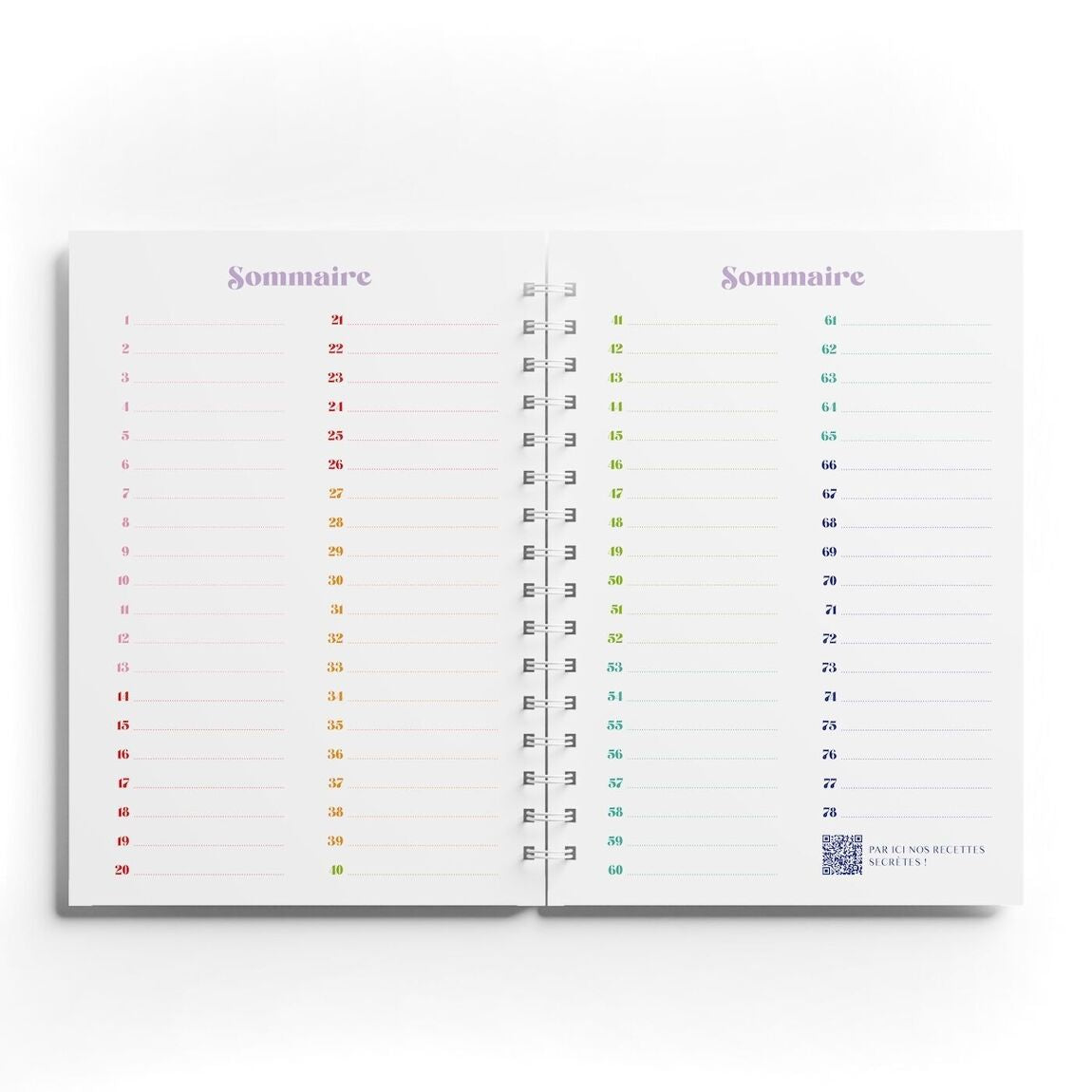 Carnet de recettes Oranges