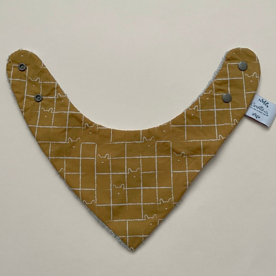 Mini bavoir Chat Camel