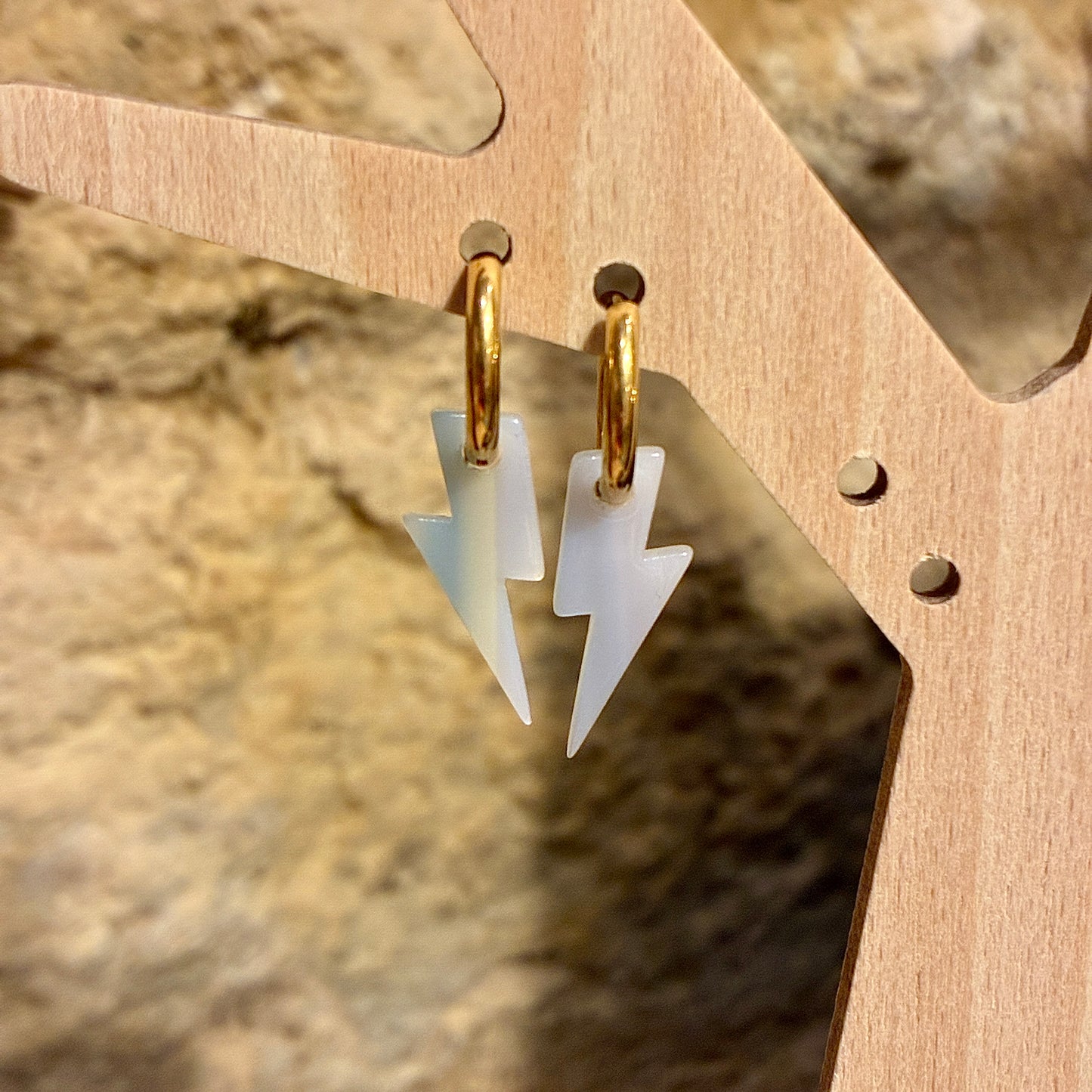 Boucles d’oreilles Éclairs nuage