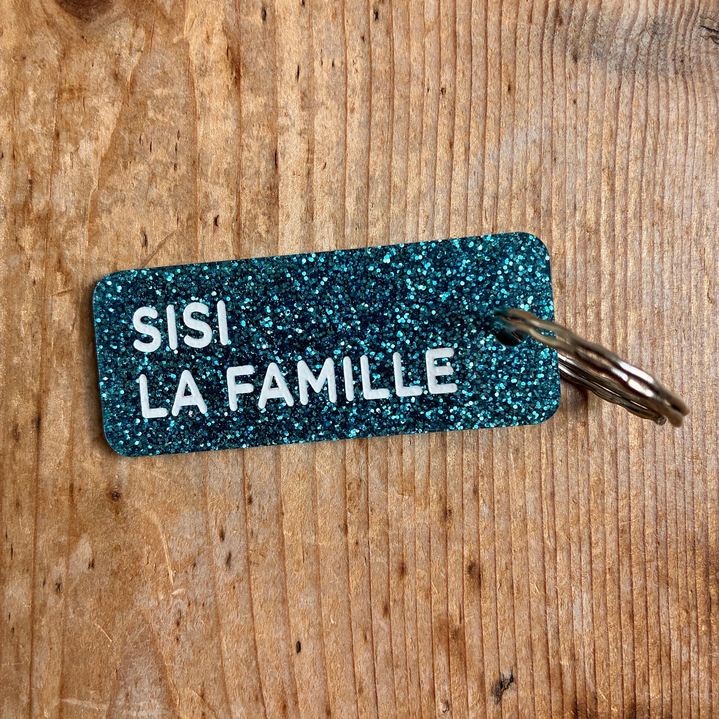 Porte-clés Sisi la famille bleu