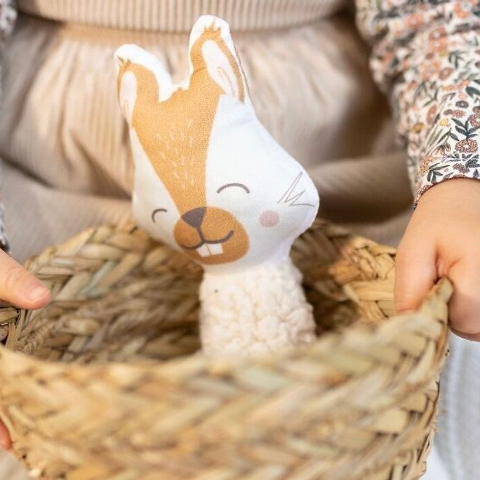 Hochet Écureuil Teddy Beige