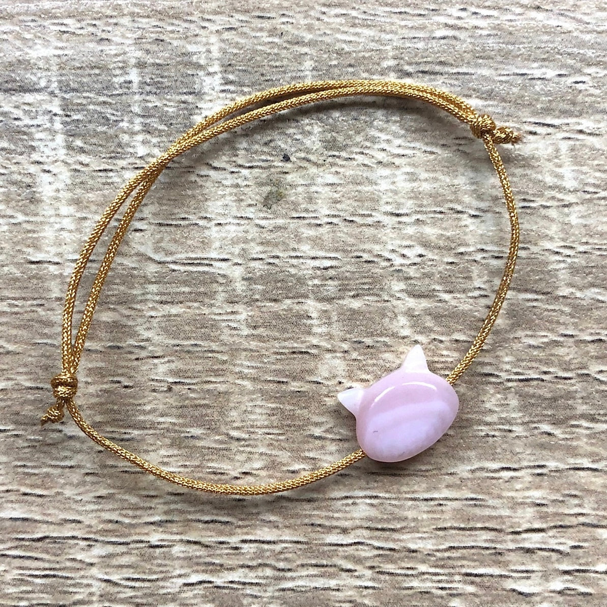 Bracelet Camille nacre doré enfant