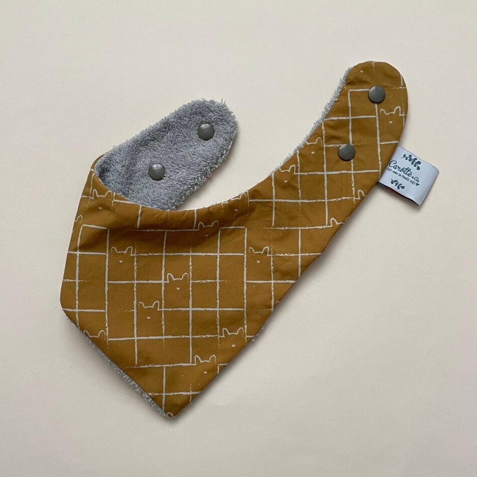 Mini bavoir Chat Camel