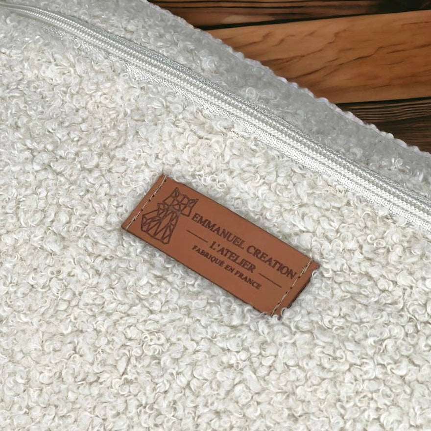 Sac banane - Bouclette Écru