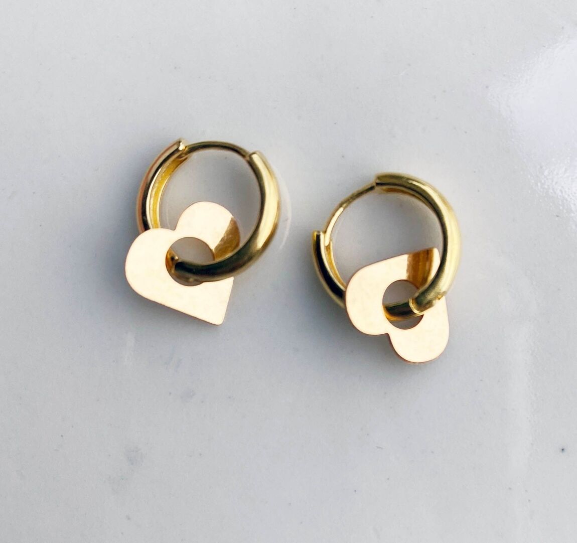 Créoles Hoops cœurs