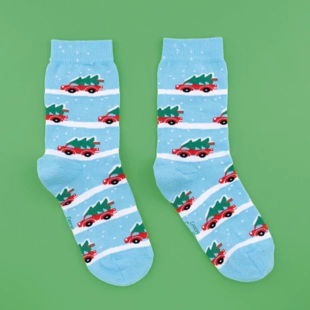 Chaussettes Voiture sapin T35-44