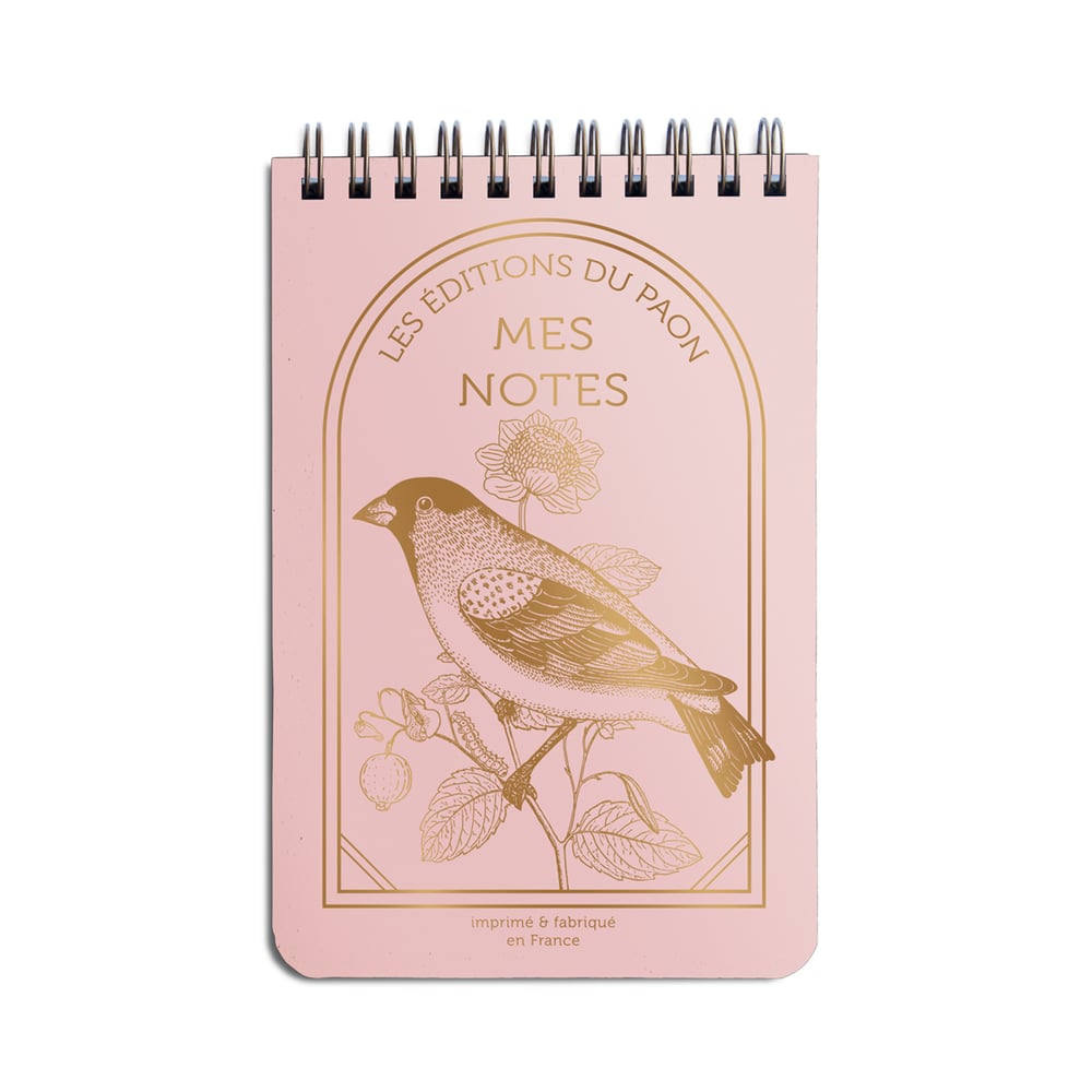 Petit bloc Moineau rose
