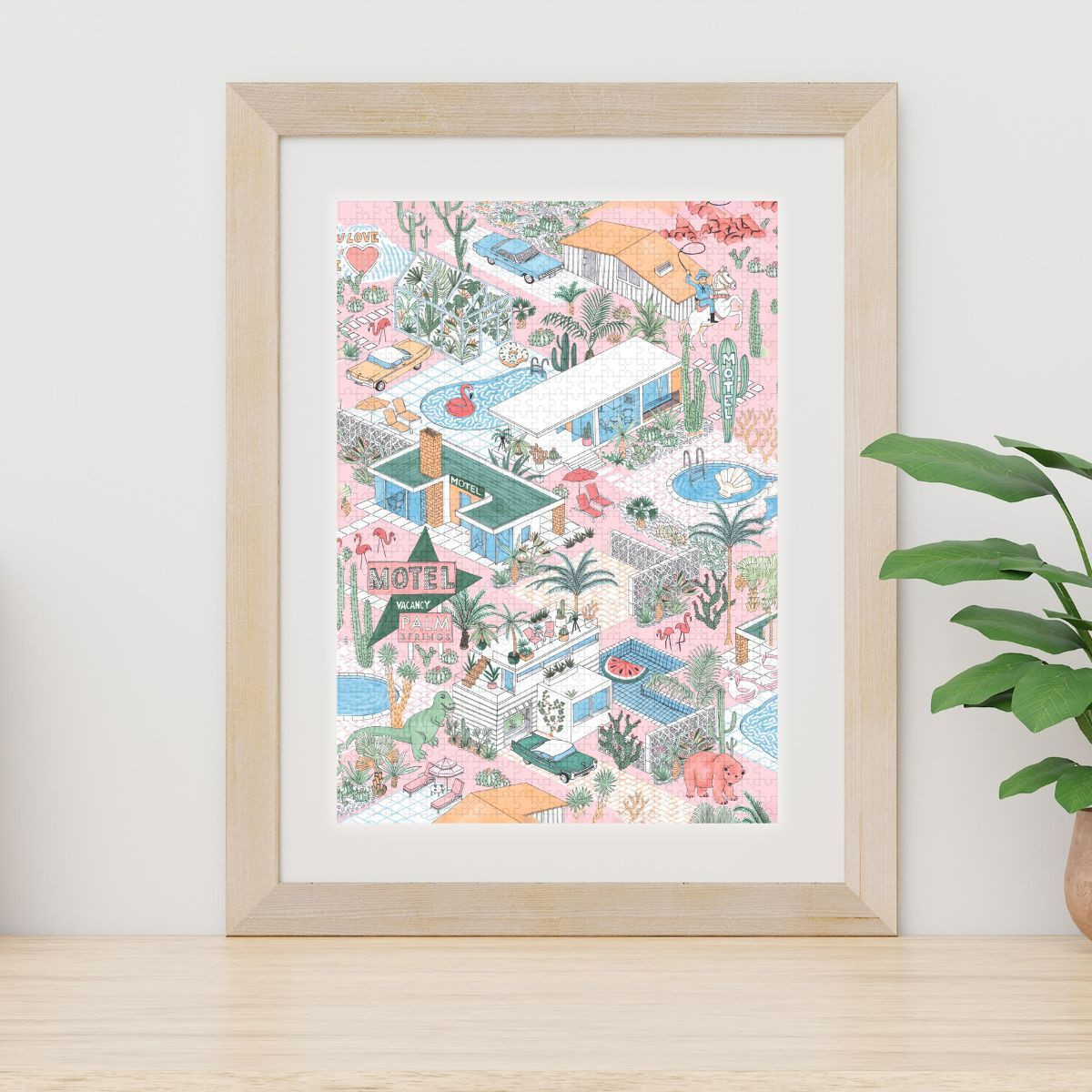 Puzzle Palm Springs 1000 pièces