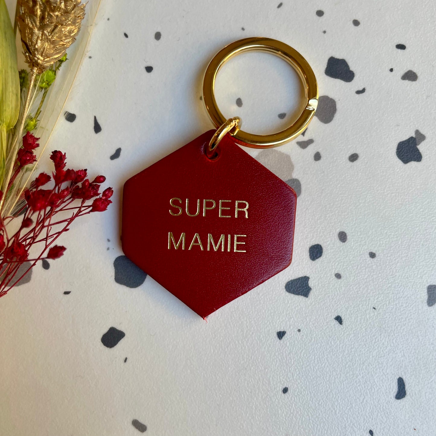 Porte-clés Super mamie